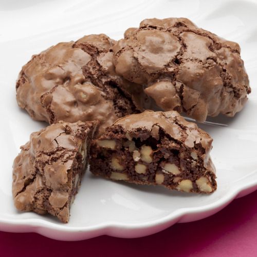Chocolate Walnut Meringue Cookies Chocolate Cookies
