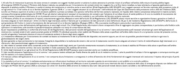 bozza decreto immuni