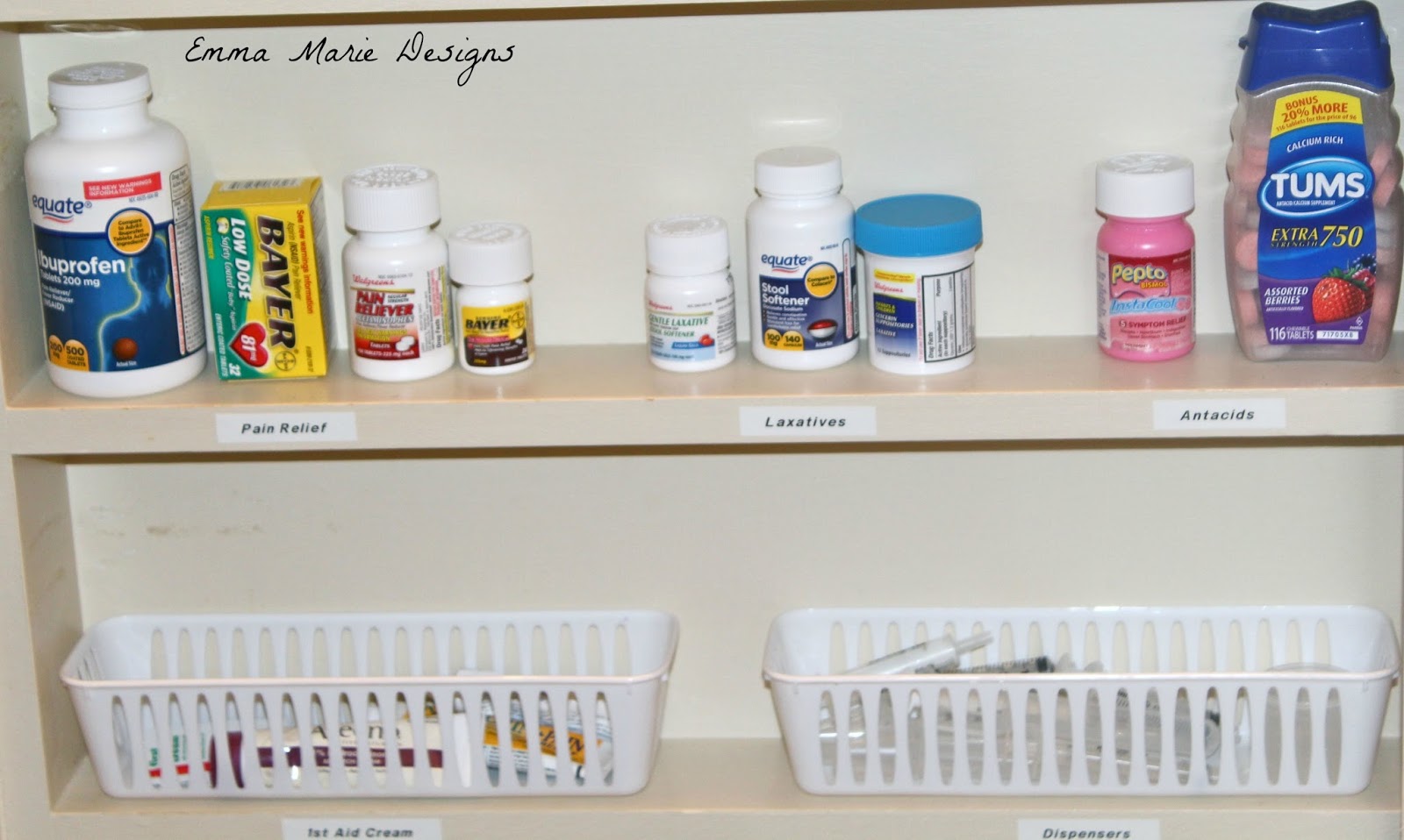 Medicine Organization Emma Marie Designs