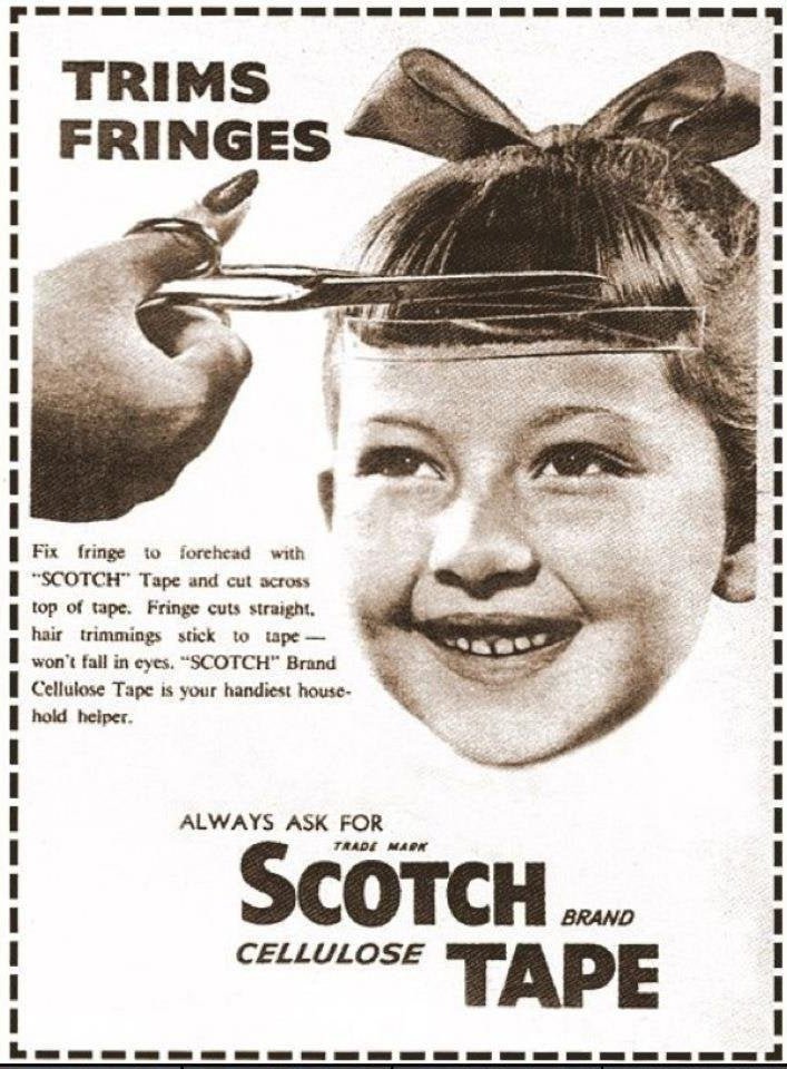 Cutting Your Bangs at Home With the Help of Scotch Tape! Vintage News