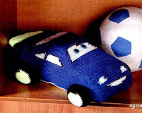 PATRON GRATIS COCHE SALLY (CARS) AMIGURUMI 556