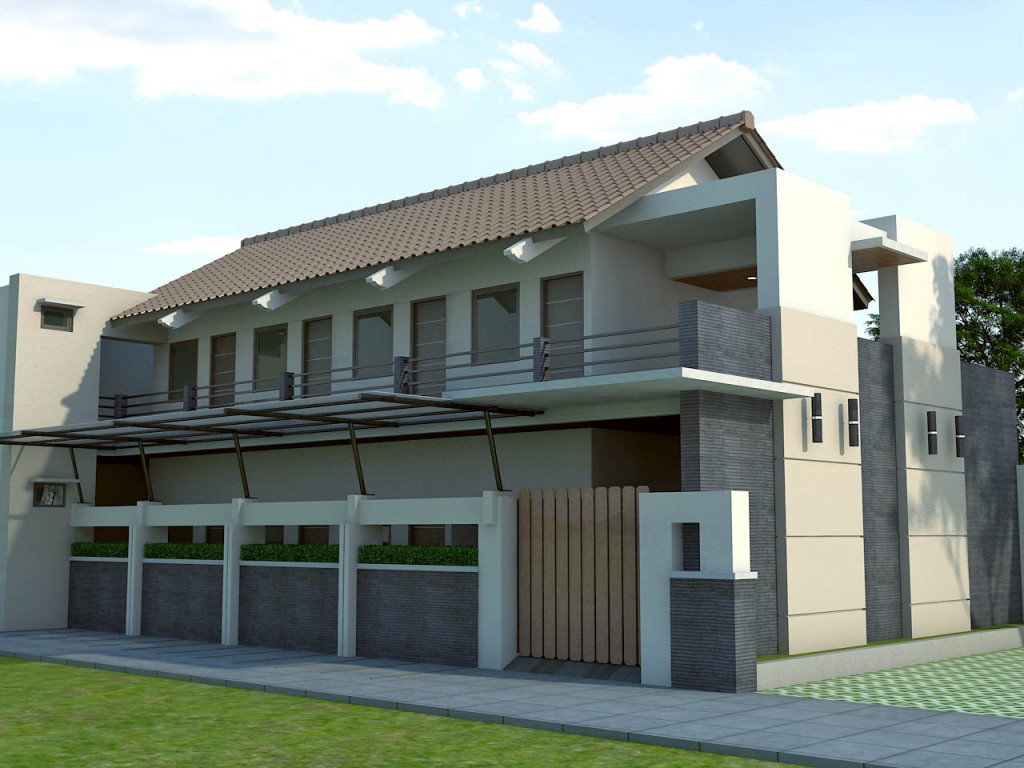 TIPS UNTUK DESAIN RUMAH KOST MINIMALIS 2 LANTAI CV 