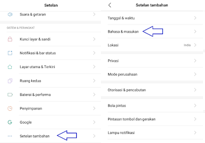 setelan tambahan Android keyboard aksara Jawa Apk