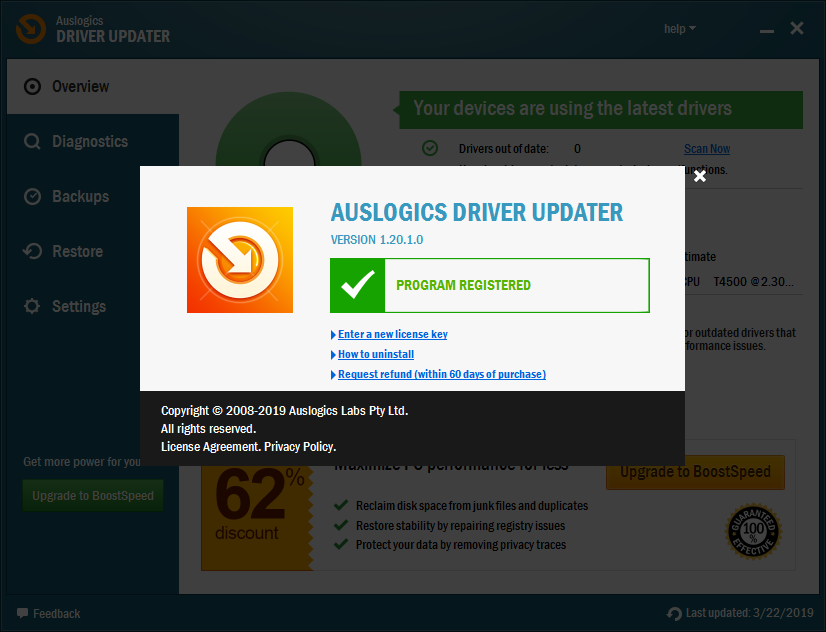 auslogics driver updater free download cracked