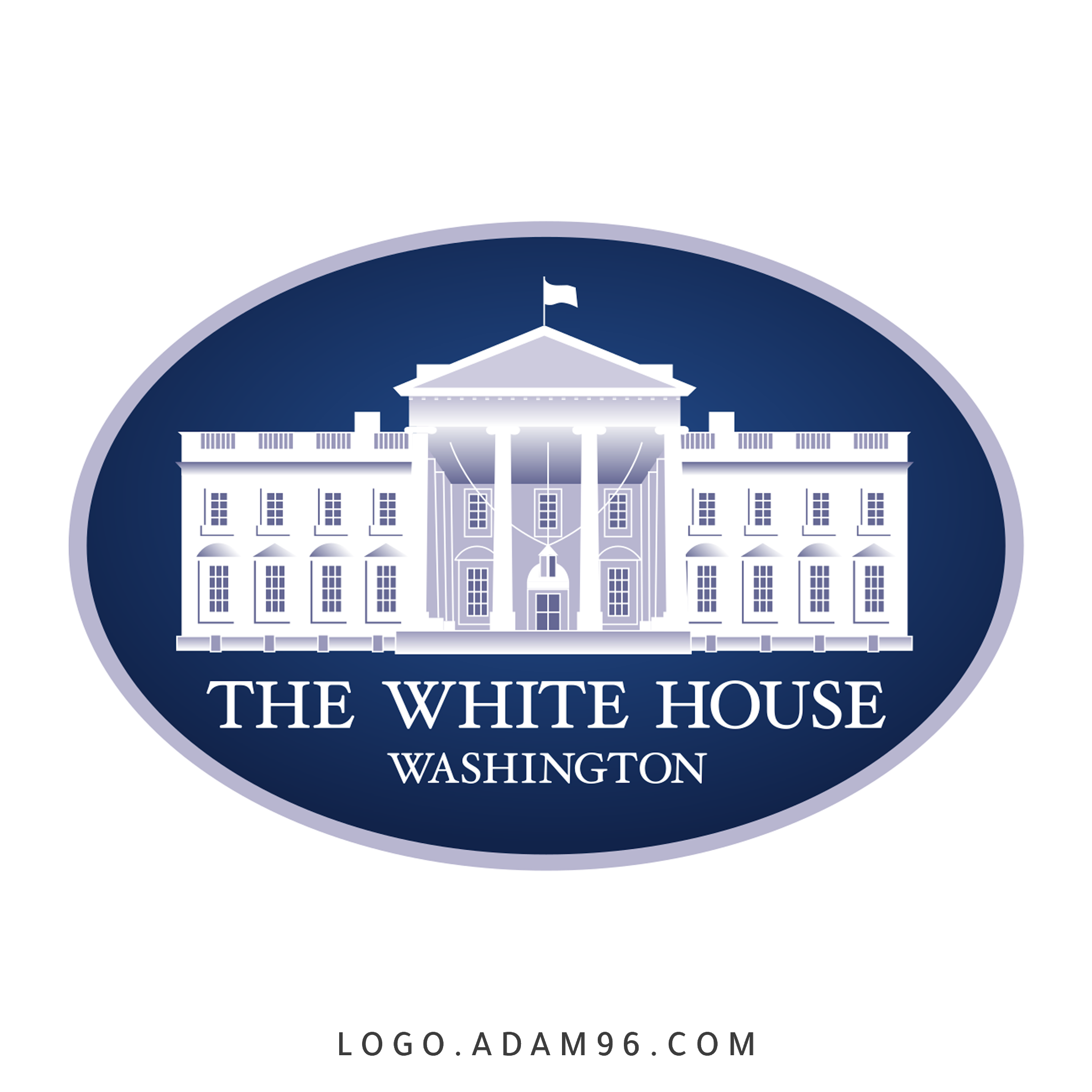 تحميل شعار البيت الابيض لوجو رسمي عالي الجودة Logo White House Png