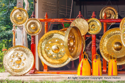 Gongs in Ubon Ratchathani, Thailand
