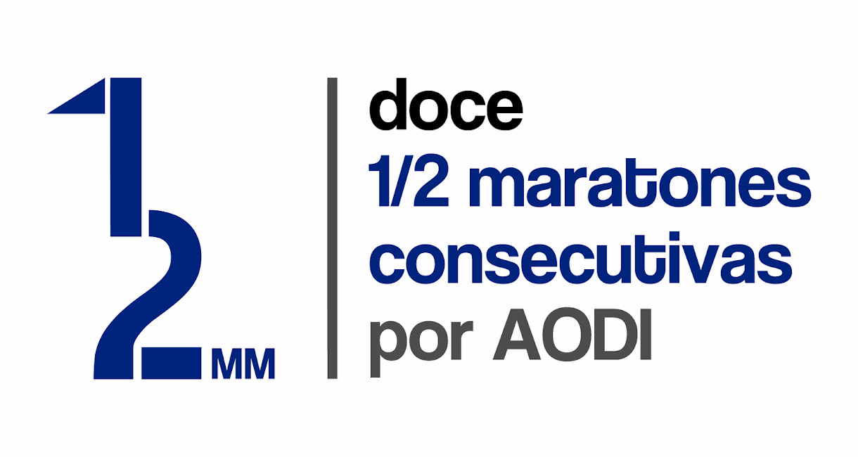 12 MM. Doce Medias Maratones Consecutivas por AODI (Asociación de Ocio para Discapacitados)