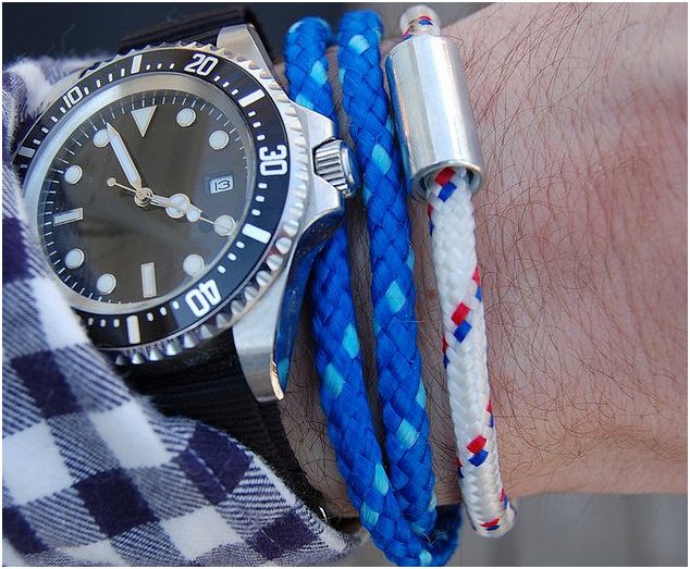 How to Make a Simple Rope Bracelet for the Guys / The Beading Gem
