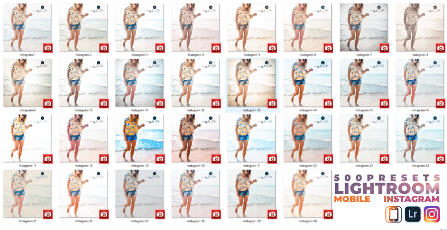 Presets Collections Premium – 500 Presets Lightroom Mobile (DNG)