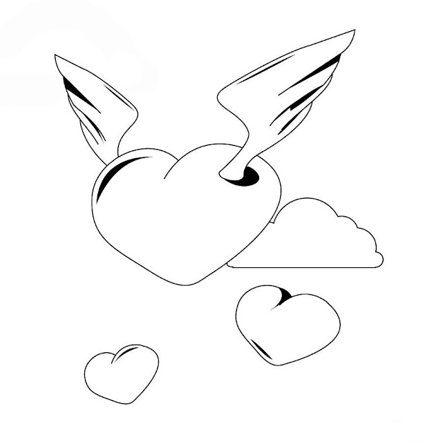 раскраска любовь день святого валентина
