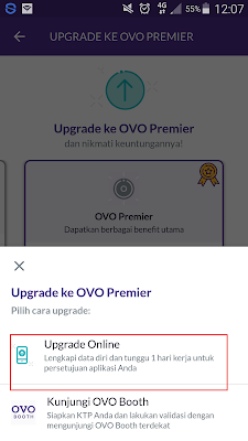Upgrade Akun OVO Menjadi OVO Premier