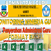Contoh Format Monitoring Kinerja Guru [ Penyerahan Manajemen Guru ]