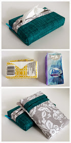 Pocket Tissue Pack Cover | Tutorial for sewing a self-binding Tissue Pack Cover with a vertical OR horizontal opening. | The Inspired Wren