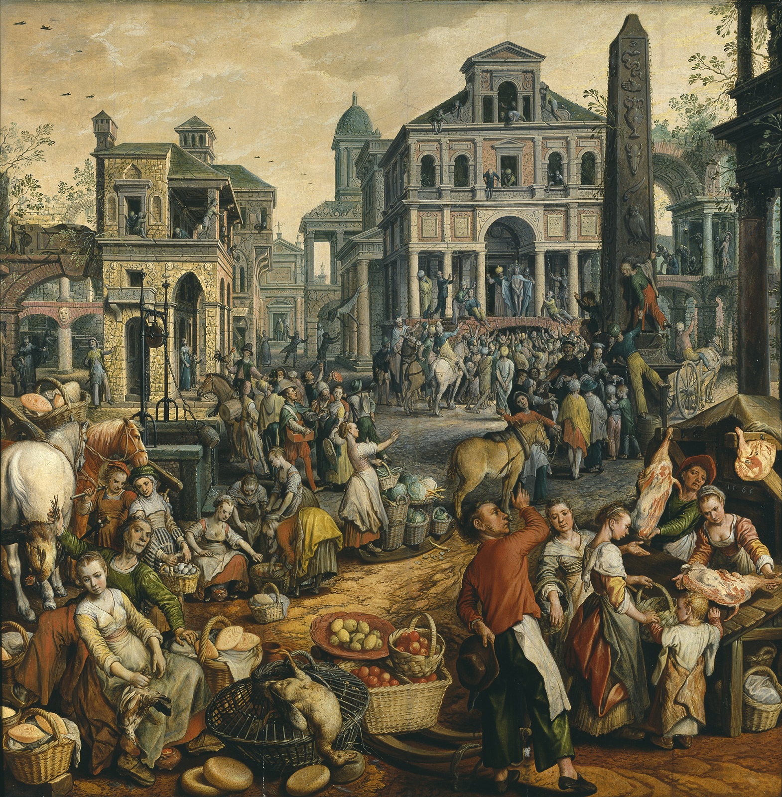 Западноевропейское возрождение. Иоахим Бейкелар (1530 - 1573). Иоахим Бейкелар на рынке. Иоахим Бейкелар картины. Горожане XVI-XVII века Западная Европа.