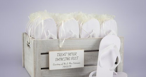 wedding flip flop box
