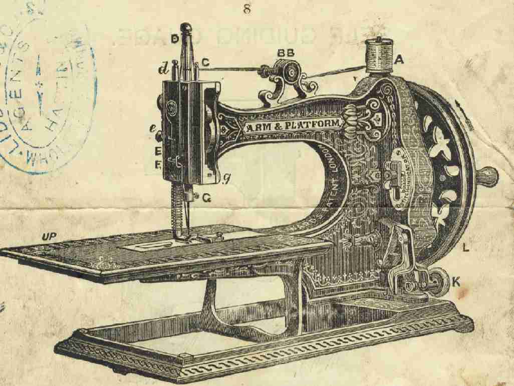 great inventions: The sewing machine
