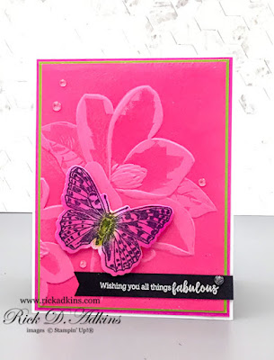 Check out this double embossing technique on my card today.  Click here to learn more.