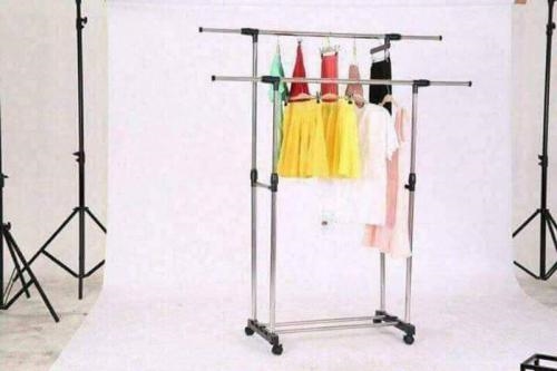 Giàn phơi quần áo 2 tầng thông minh