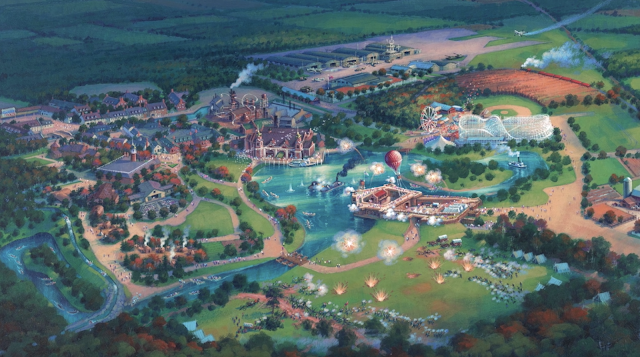 Disney's America Concept Art Full Park