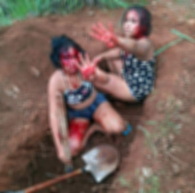 VEJA VÍDEO: Mulheres são obrigadas a cavar a própria cova antes de serem executadas por traficantes