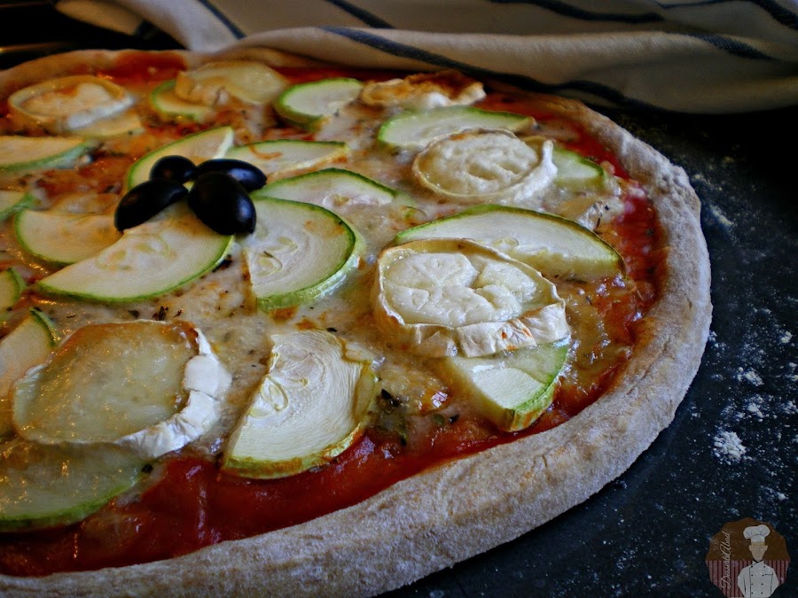 Pizza caprina integral