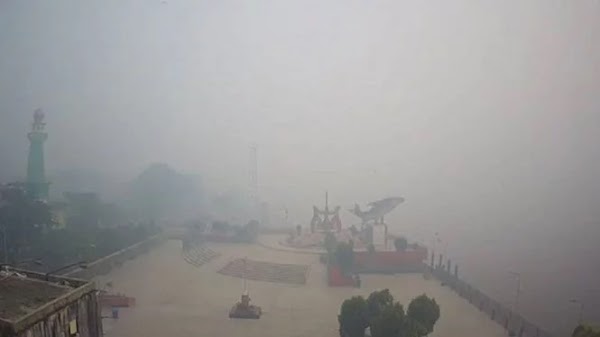 Kabut Asap Pekat, Kualitas Udara Palangkaraya Terburuk di Indonesia