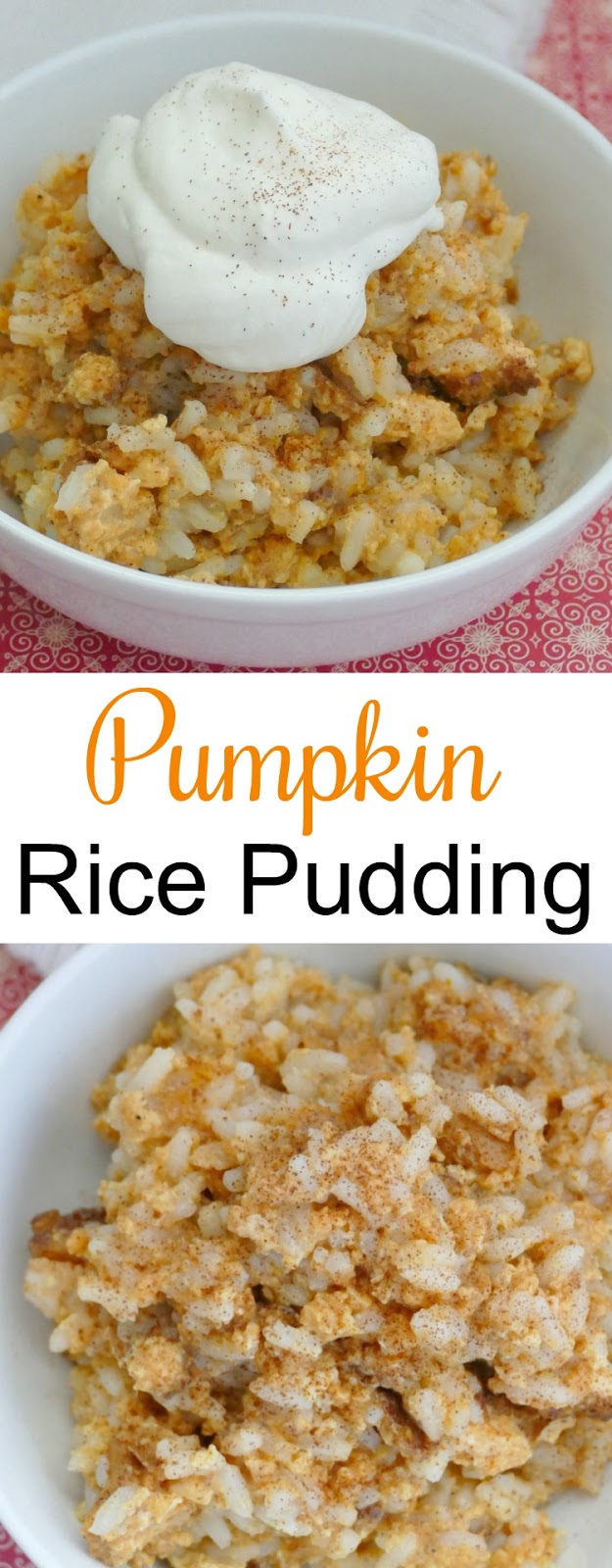 Pumpkin Rice Pudding Recipe
