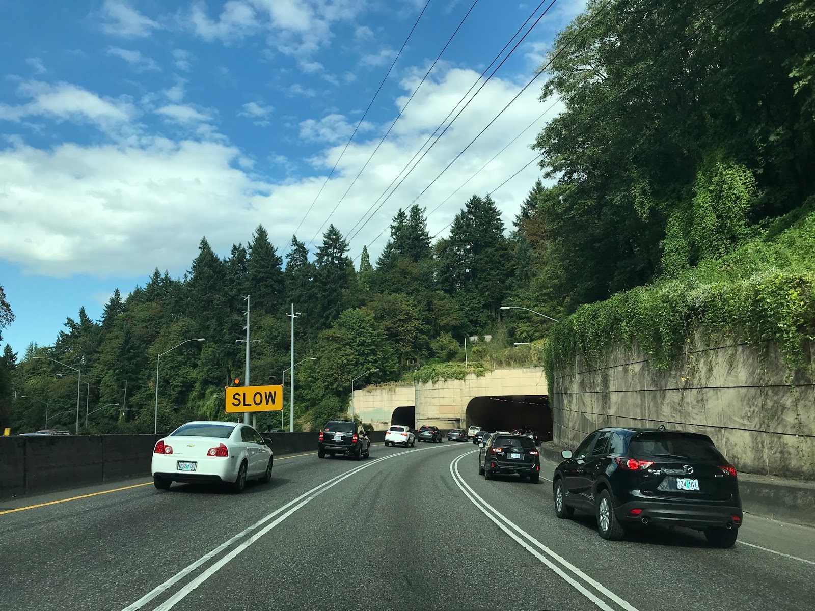 US Route 26 on the Sunset Highway from downtown Portland to US 101