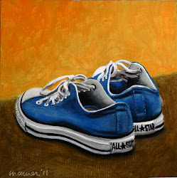 shoes darren painting paintings maurer oil joe