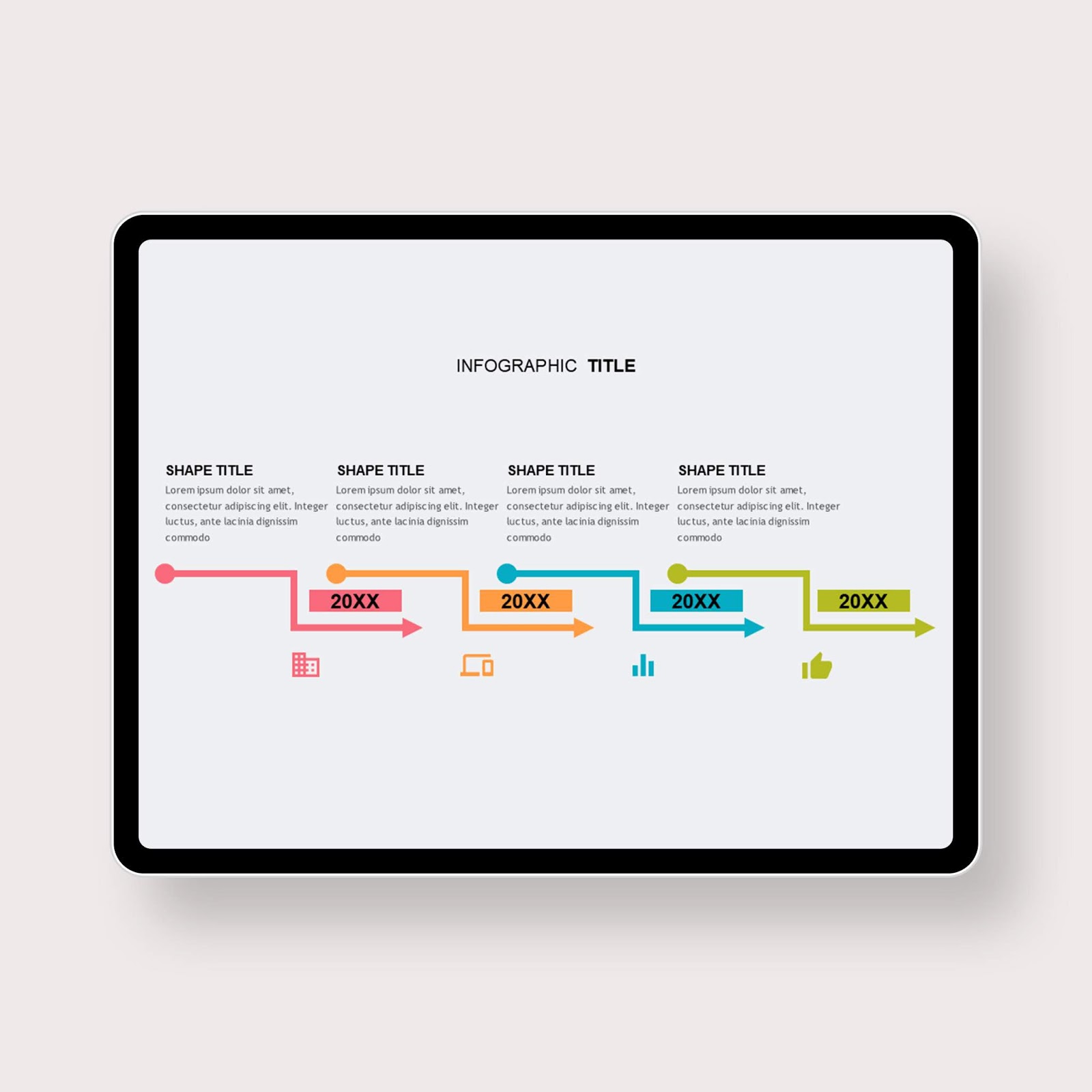 Linear Timeline Arrow PowerPoint Templates PowerPoint Free