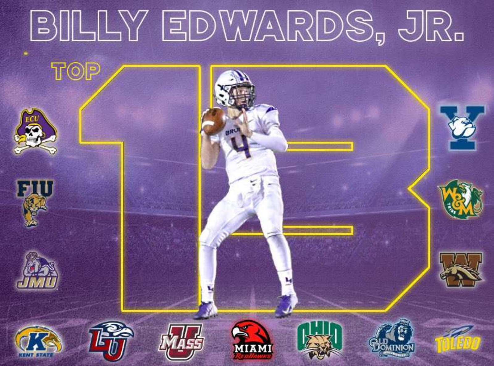 UMass Football Blog UMass Football Recruiting 2021Billy Edwards, Jr