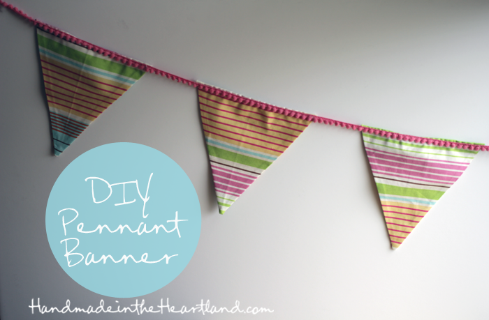 DIY Easy Sew Pennant Banner