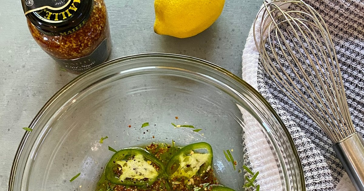 tarragon jalapeño spring garlic mustard marinade