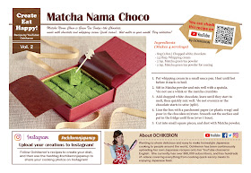 Matcha Nama Choco Recipe Card