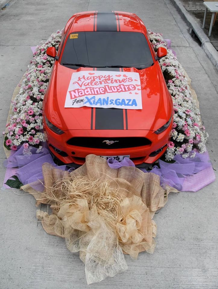 Mustang for Nadine Lustre? Xian Gaza's Valentine's gift goes viral
