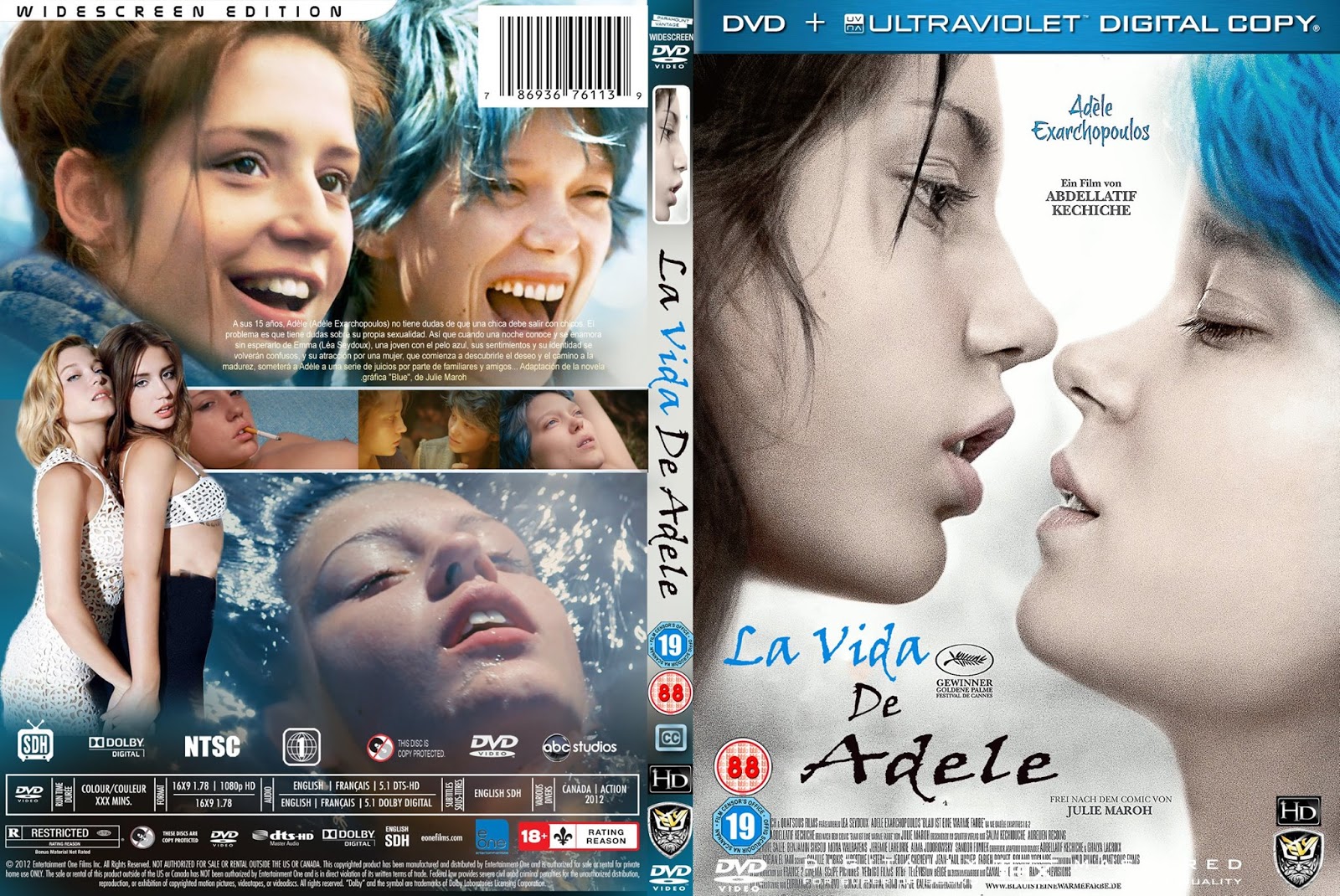 Cover: LA VIDA DE ADELE dvd