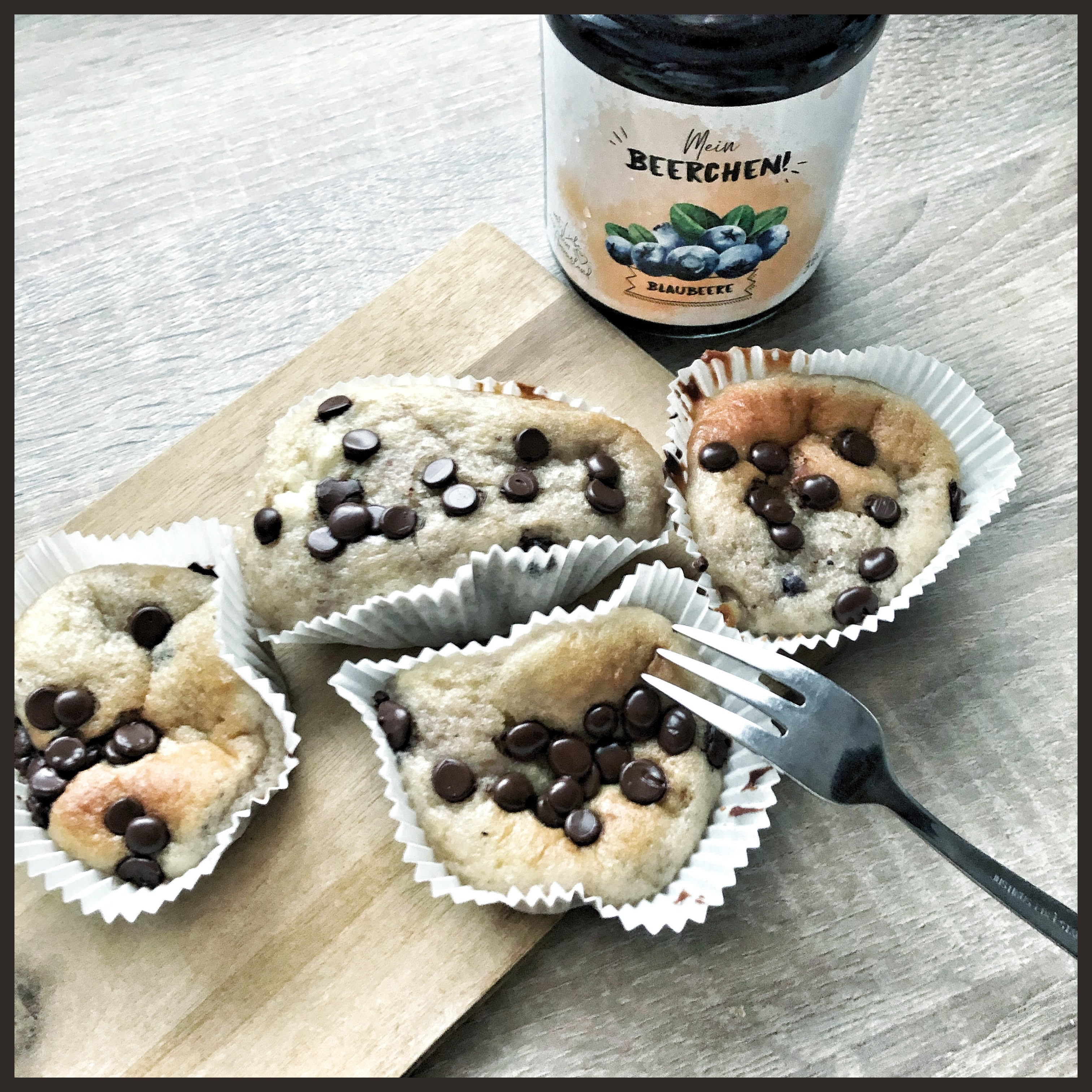 REZEPT Blaubeer Joghurt Muffins