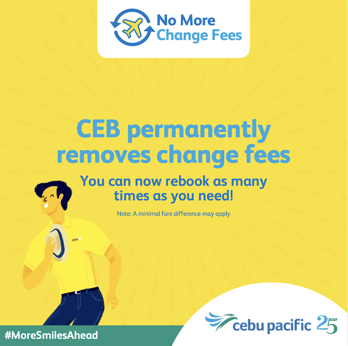 Cebu Pacific permanently removes change fees - "Passengers can now rebook as many times as they need" 