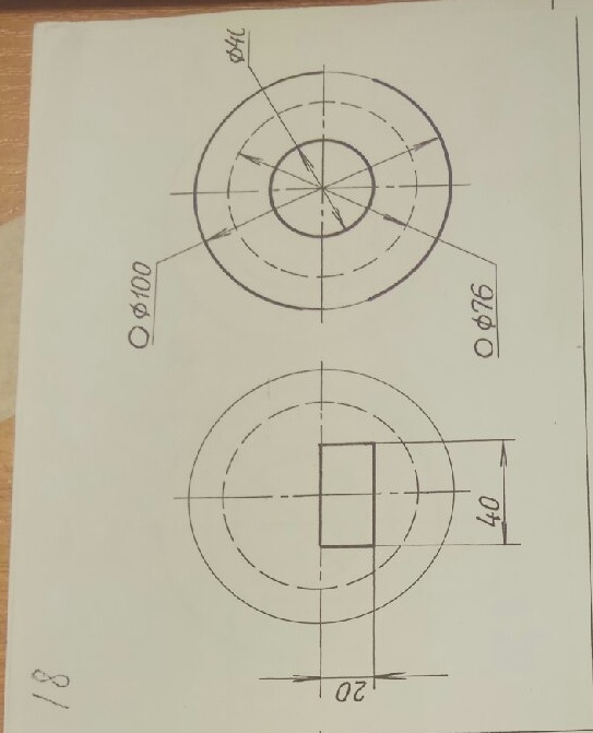Чертеж от руки 5