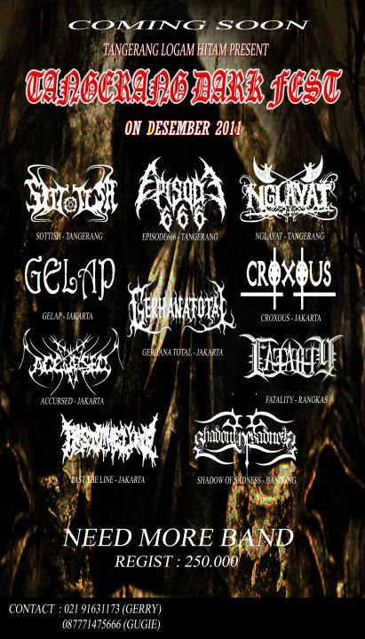 Coming Soon TANGERANG DARK FEST