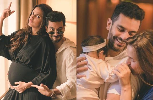 neha dhupia and angad bedi blessed with baby boy