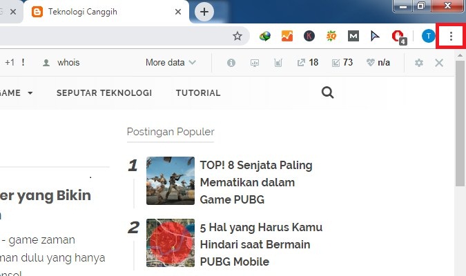 Opsi Tersembunyi di Tombol Reload Google Chrome Opsi Tersembunyi di Tombol Reload Google Chrome