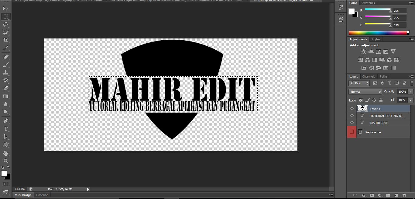 Download Tutorial Membuat Logo 3d Atau Mockup Mahir Edit PSD Mockup Templates