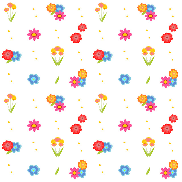 Free Digital Floral Scrapbooking Paper Ausdruckbares Geschenkpapier