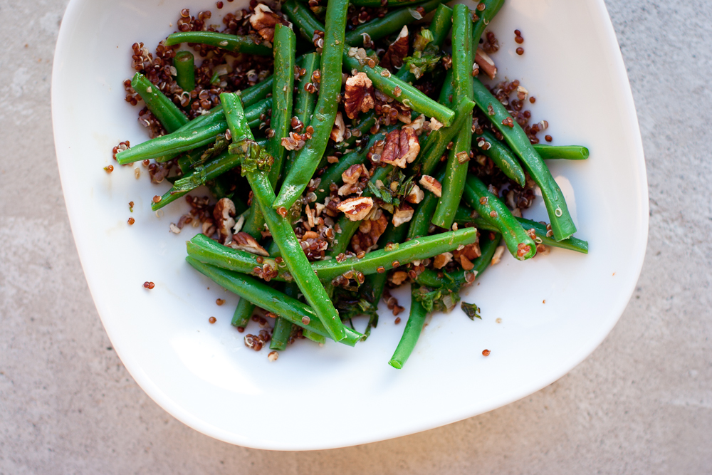 Buttered Up: Green Bean and Red Quinoa Salad