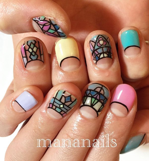 Some "In Trend" Half Moon Nail Art Ideas To Try Some "In Trend" Half Moon Nail Art Ideas To Try