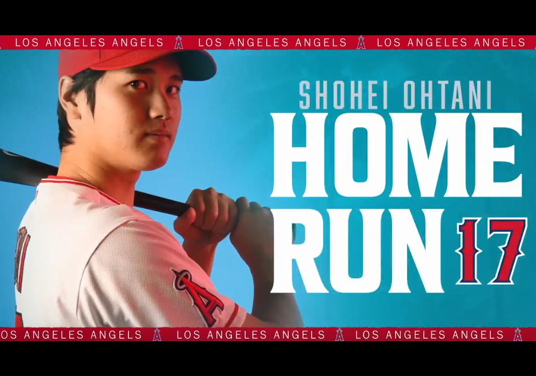 大谷翔平がホームラン数でMLB首位に(海外の反応)