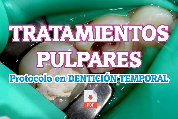 PDF: Protocolo para los tratamientos pulpares en dentición temporal