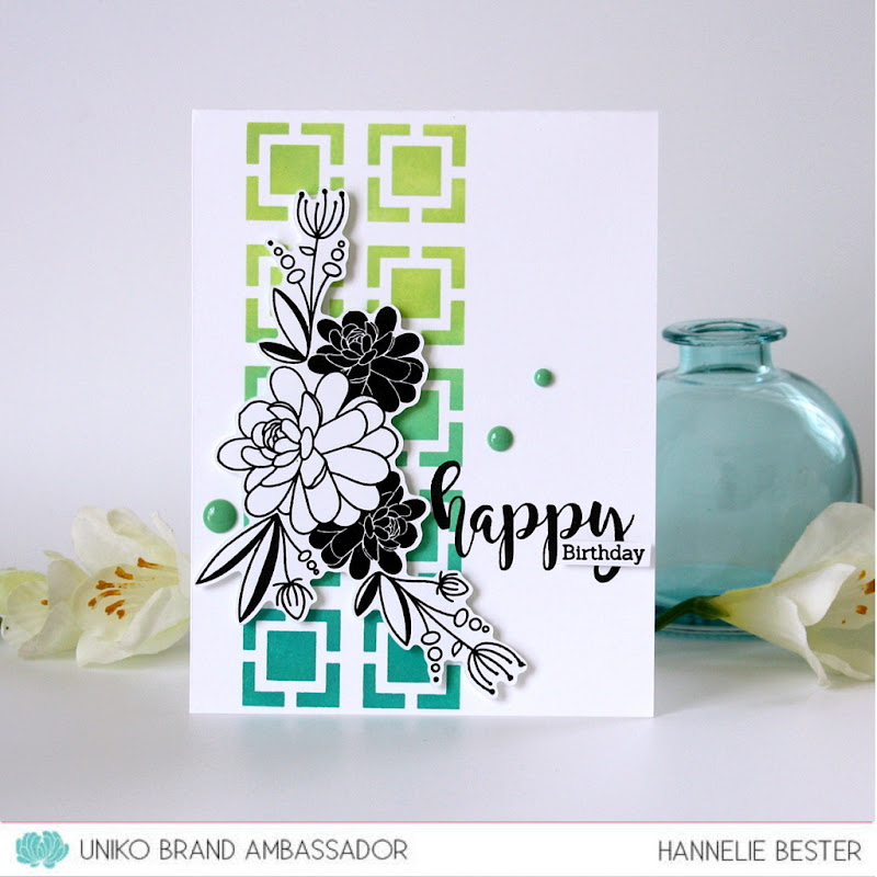 UNIKO clear stamps and stencils