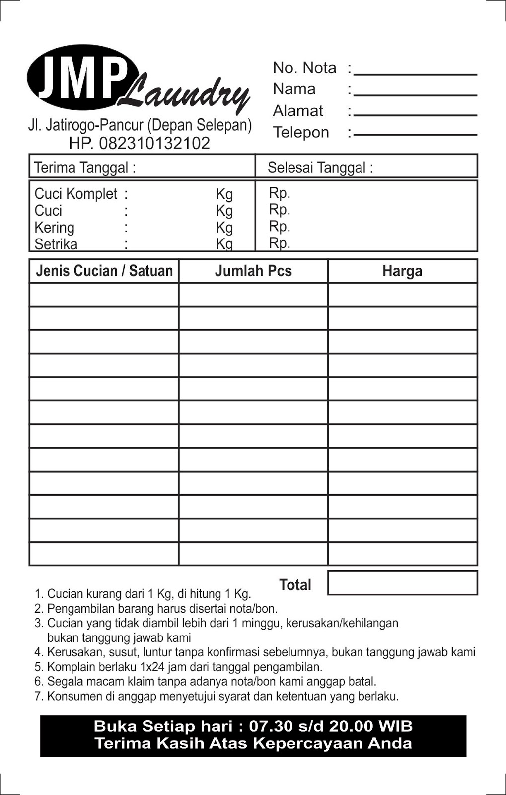 download-template-nota-format-cdr